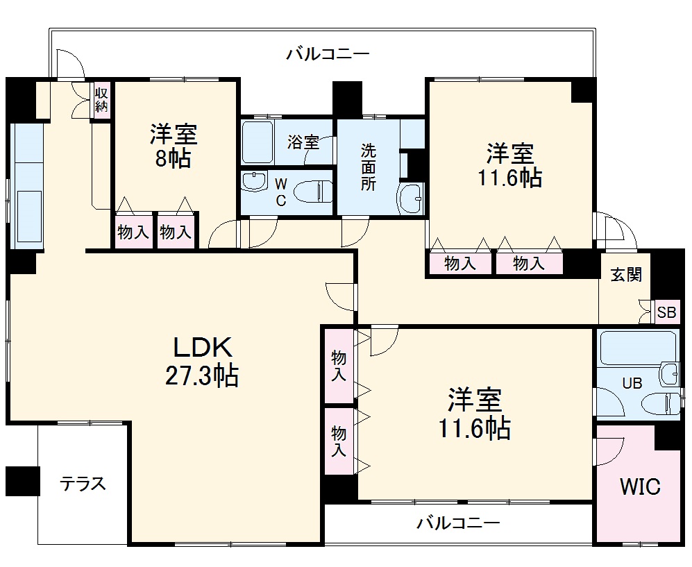 コンソロールⅠの間取り