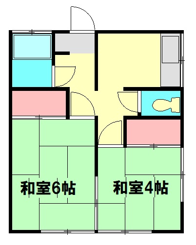 杉山アパートの間取り