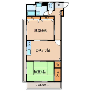 カロンルーナの間取り