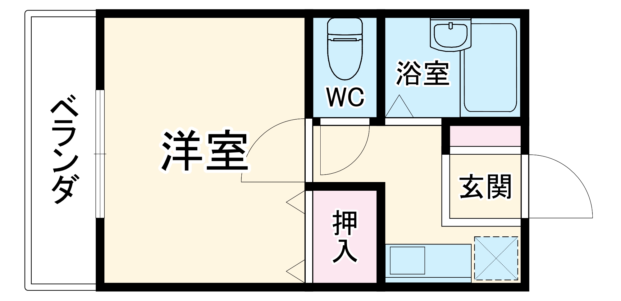 セジュール・ヒロの間取り