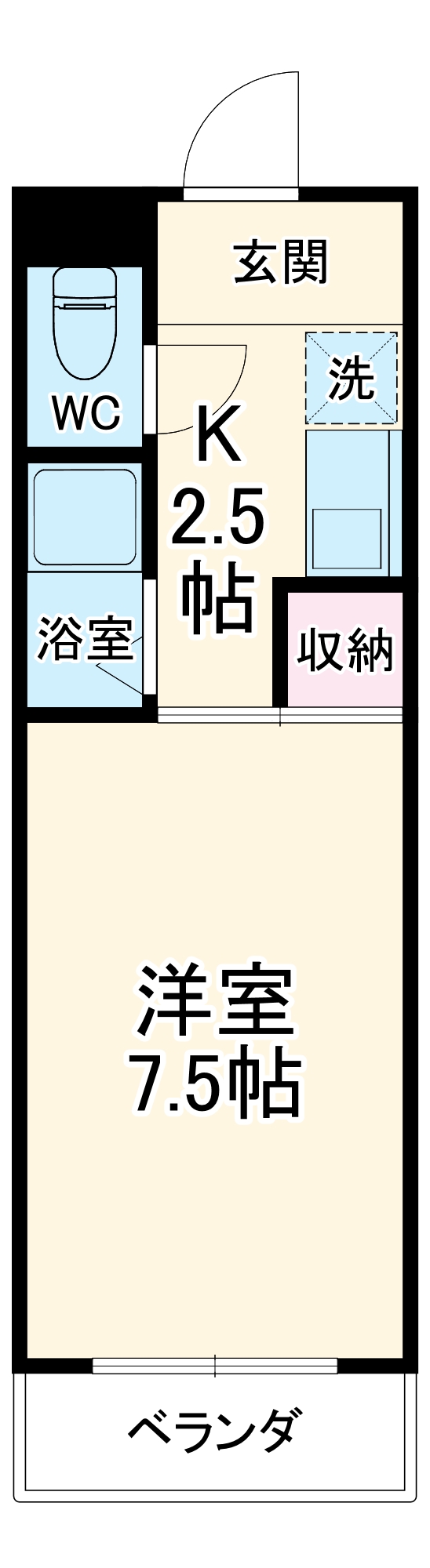 スカイレジデンスの間取り