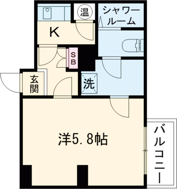 コリンズ86ビルの間取り