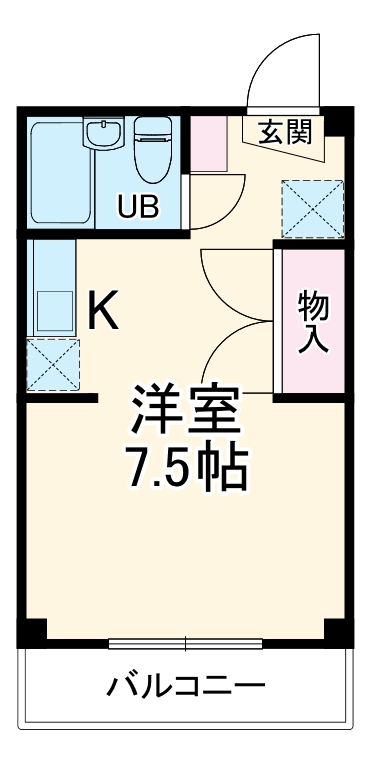 クローカス大船の間取り