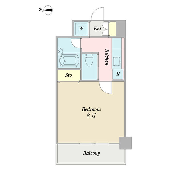 プロシード太閤通の間取り