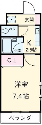 プロシード太閤通の間取り