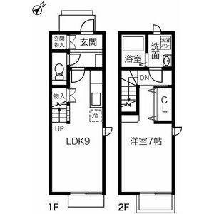 プラッサムコート佐古木の間取り