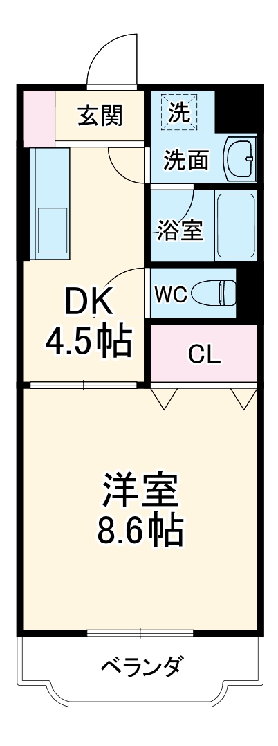 オンディーヌの間取り