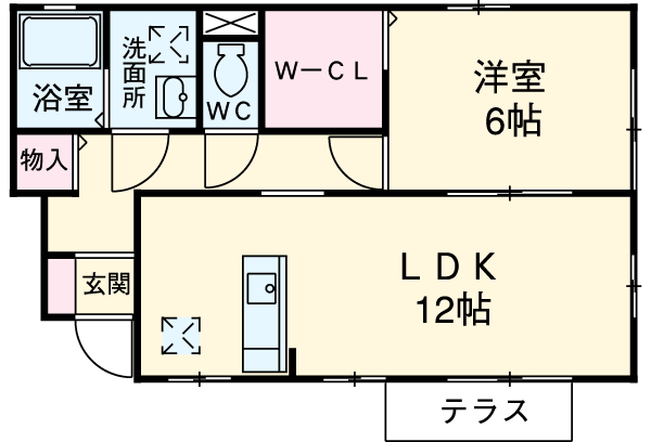 エス・ブロードⅡの間取り