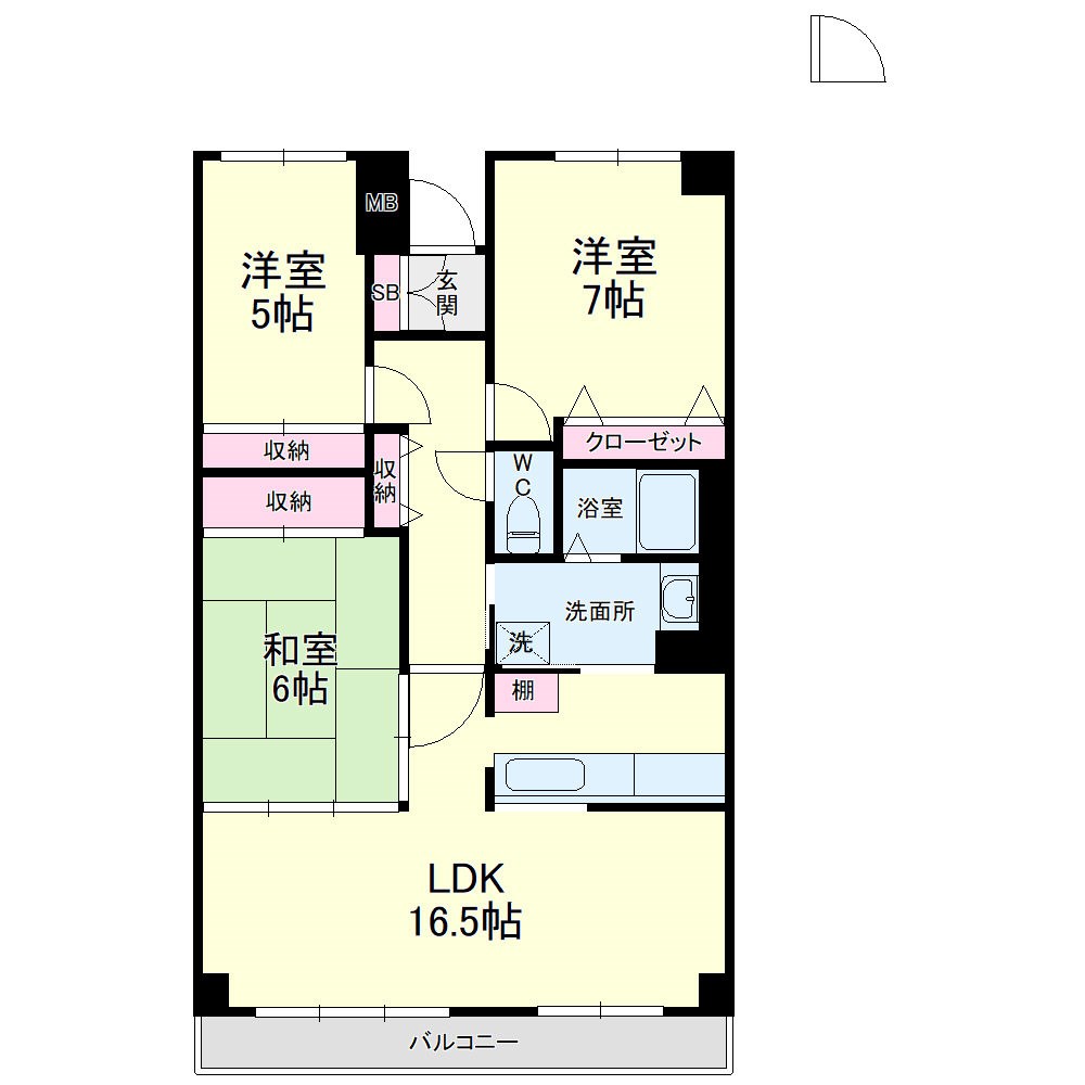 アートピア西ヶ崎の間取り