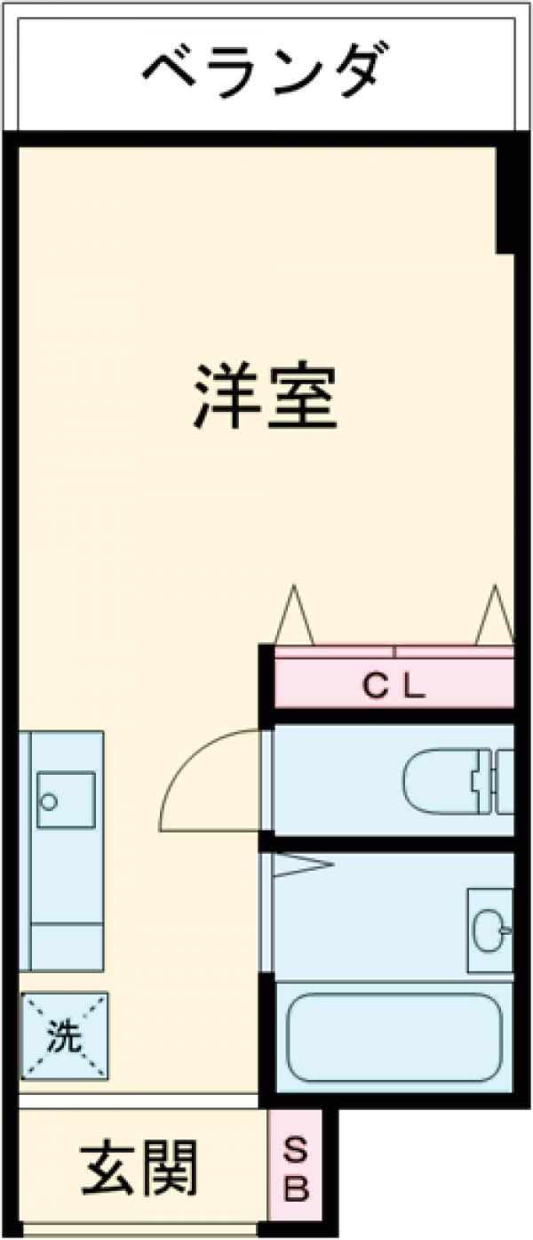 柴又の完工年月(1994年8月)築の賃貸マンションの間取り