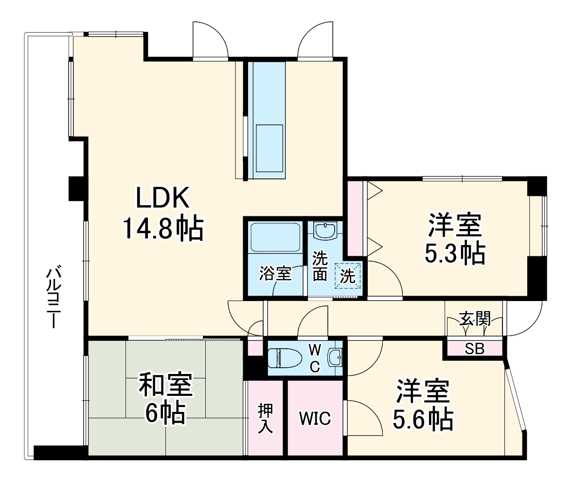 ラ・フォレ21の間取り