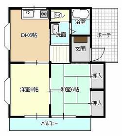ドエル富塚 Aの間取り