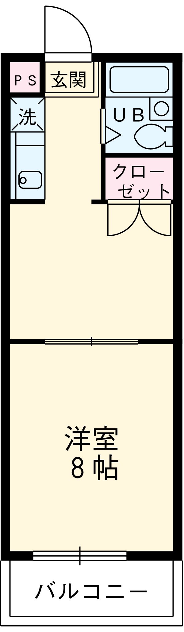 クレールⅢの間取り