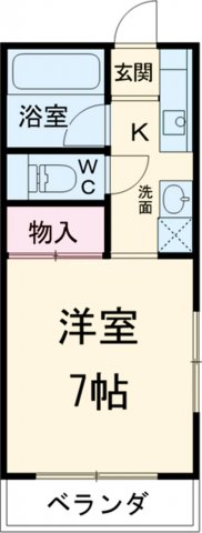 コーポ幸の間取り