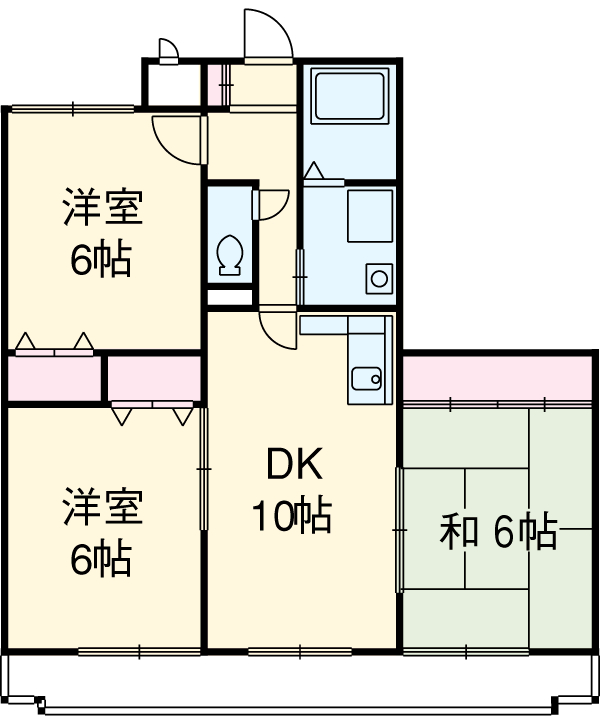 ハピネス八光の間取り