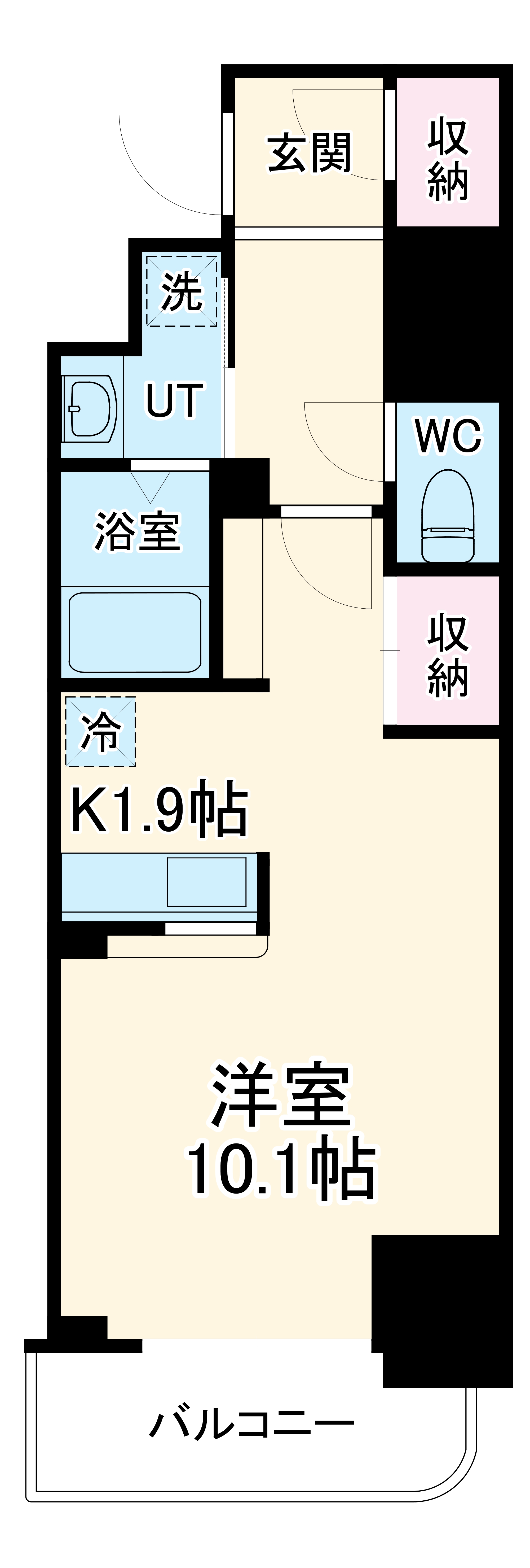 S-FORT金山の間取り