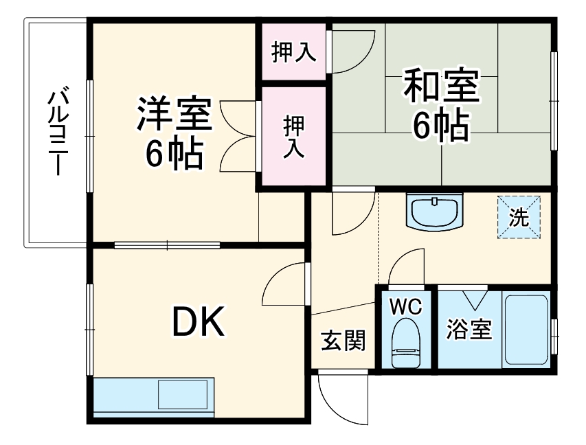 コーポヤマサの間取り