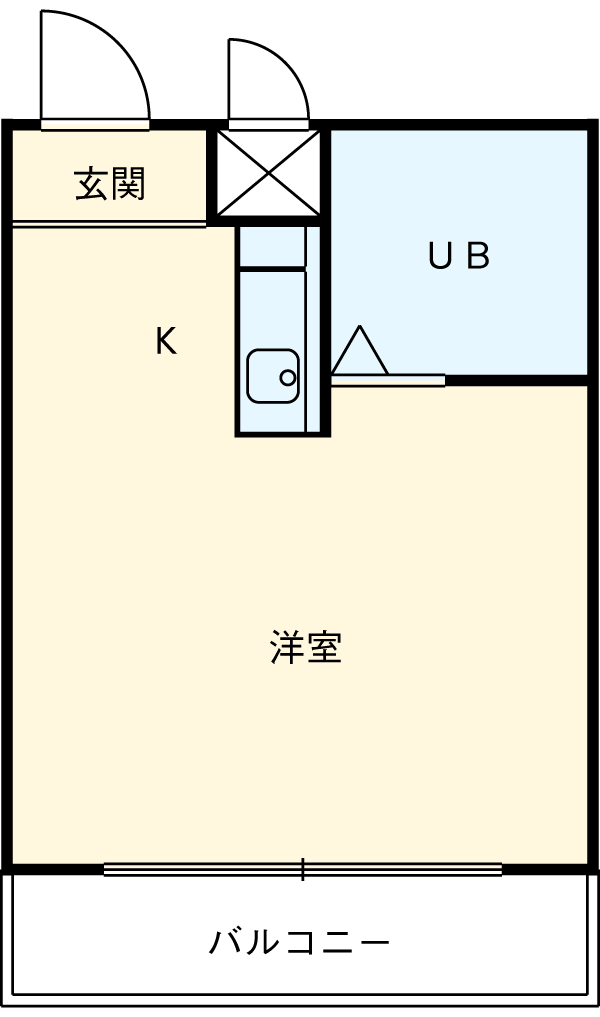 コンパート21の間取り