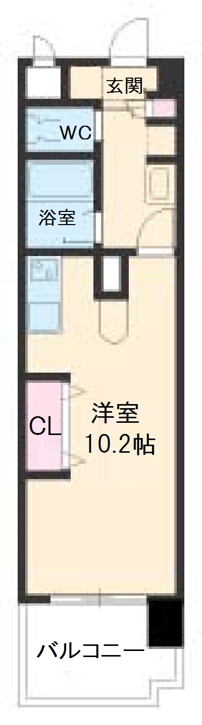 Wohnung Kの間取り