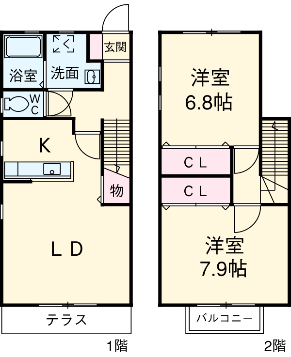 グランシャリオの間取り