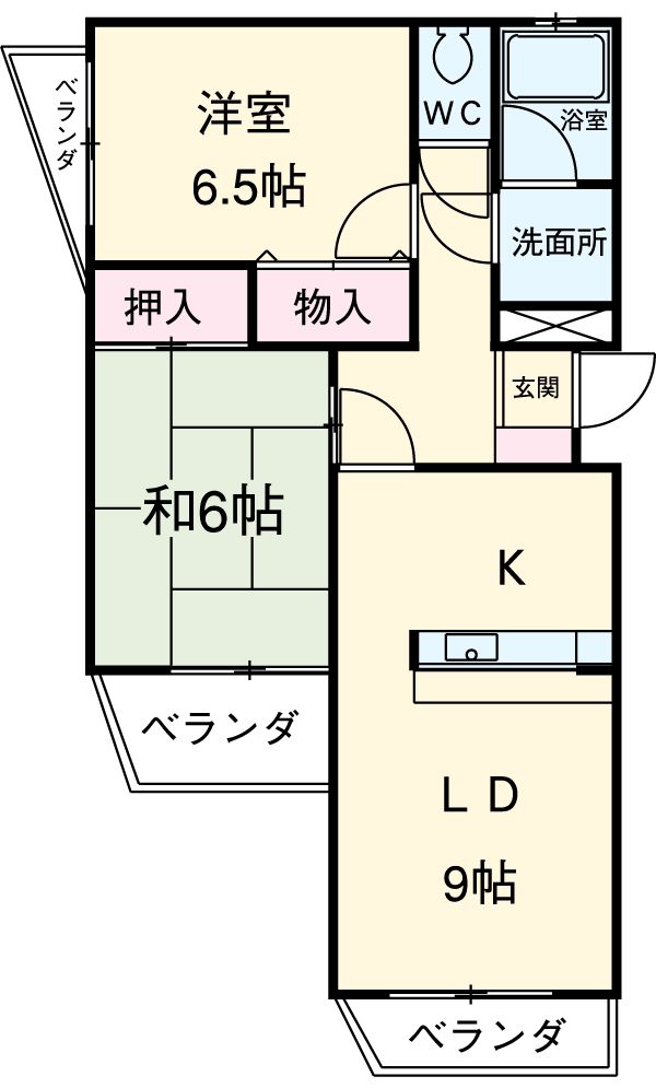 ビューラー樋田の間取り