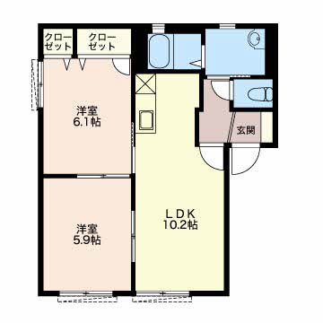 サンスプリングBの間取り