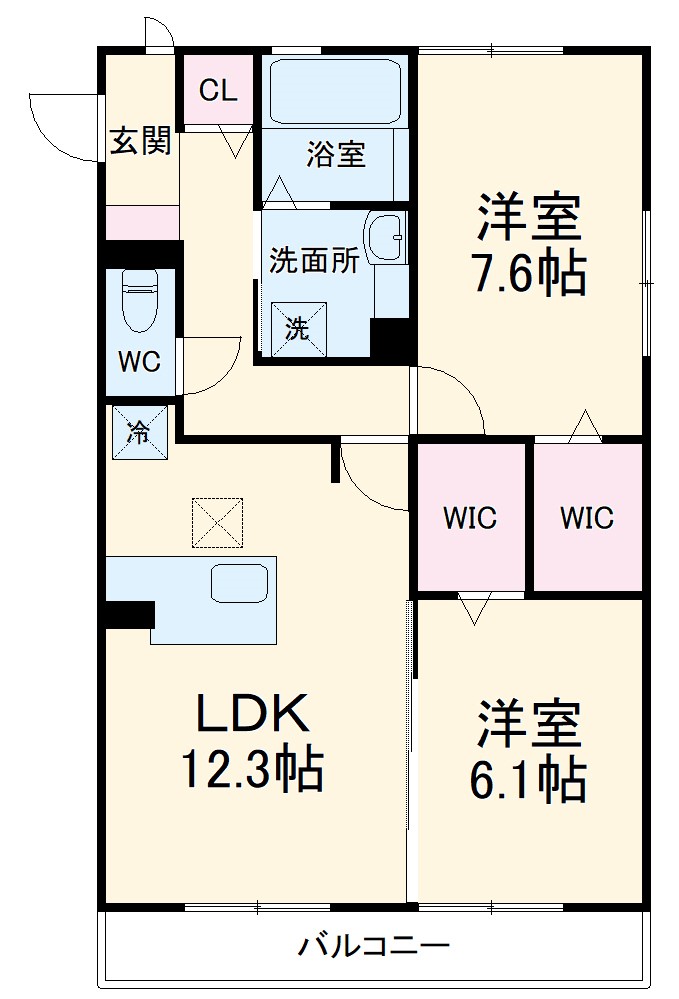 シャンポールの間取り