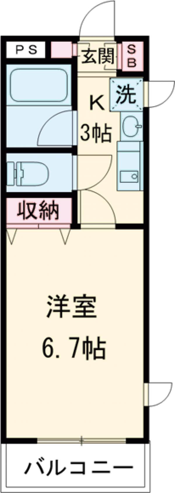 パールハイツ東小金井の間取り