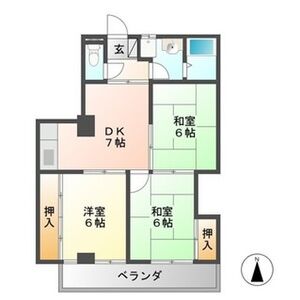 第2カーサENSHOの間取り