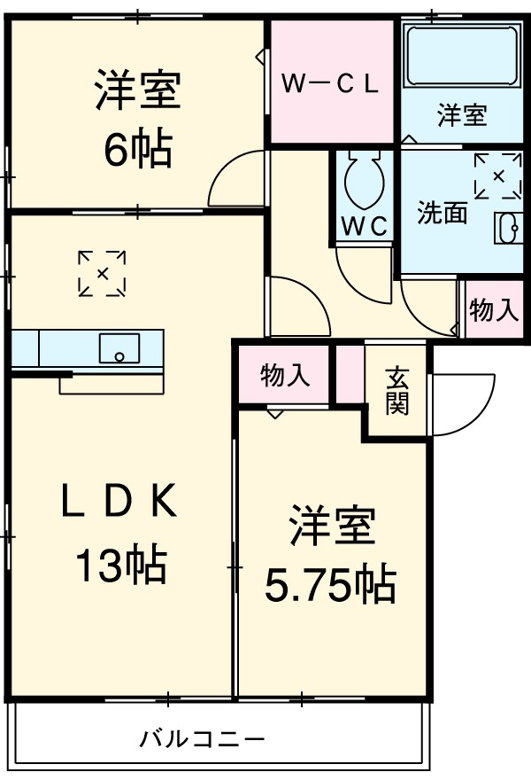 メープルハウスの間取り