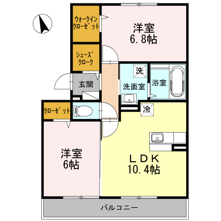 サンティエの間取り
