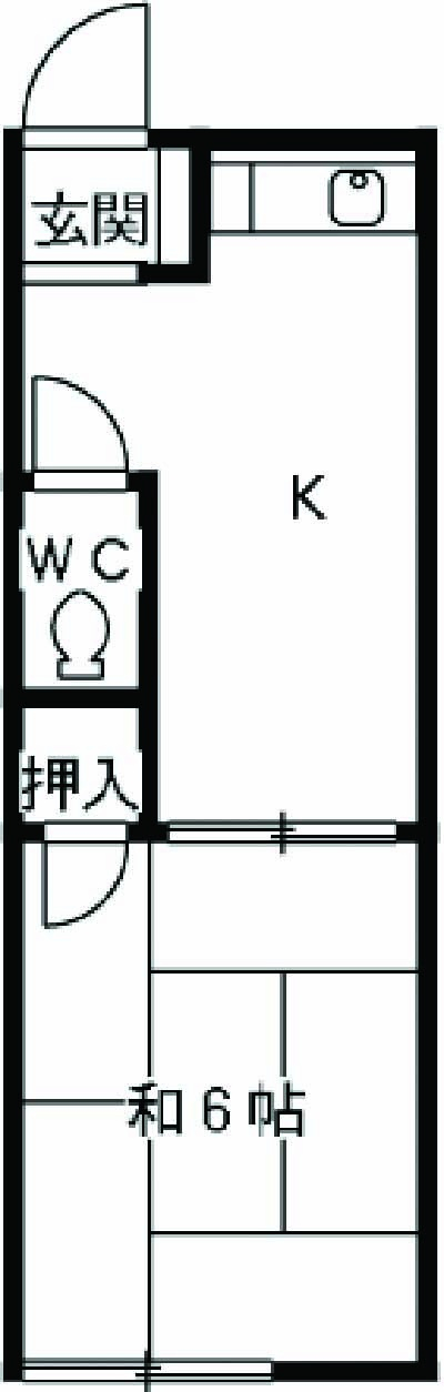 大森荘の間取り