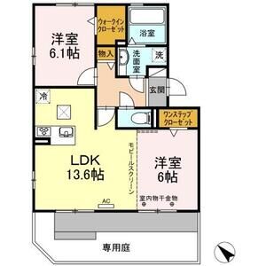 オレオール鳥居松の間取り