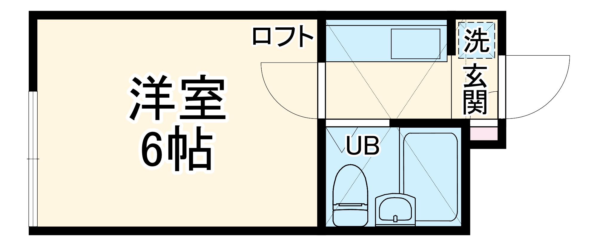 シャンテSの間取り