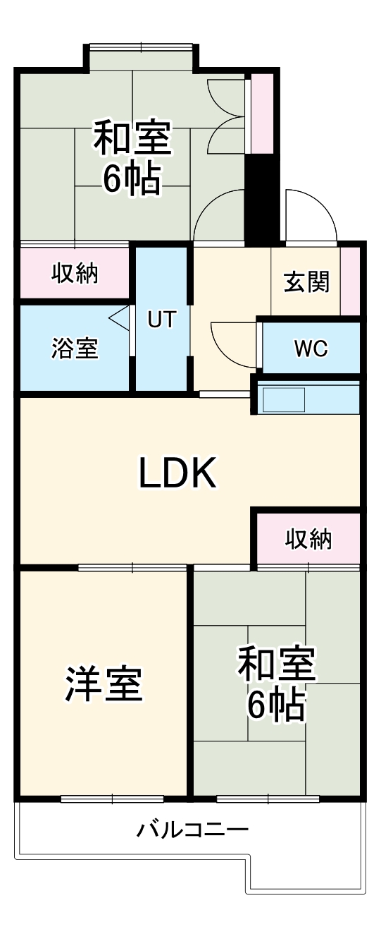 メゾン松本Ⅲの間取り
