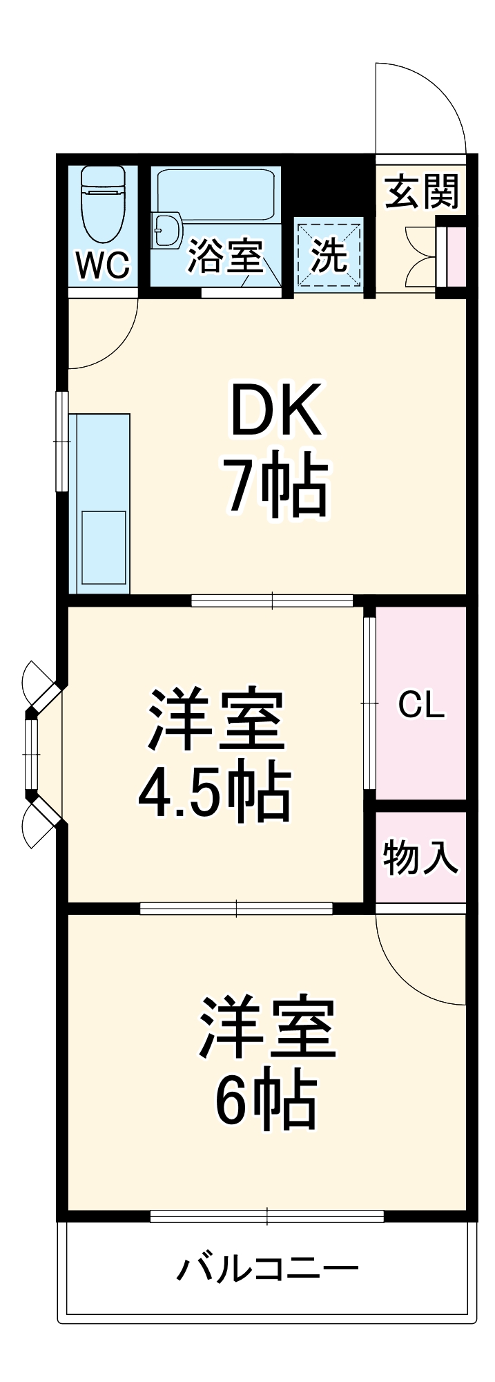 メゾン・ヴァンテアンの間取り