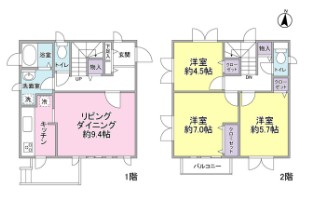 1/4 間取