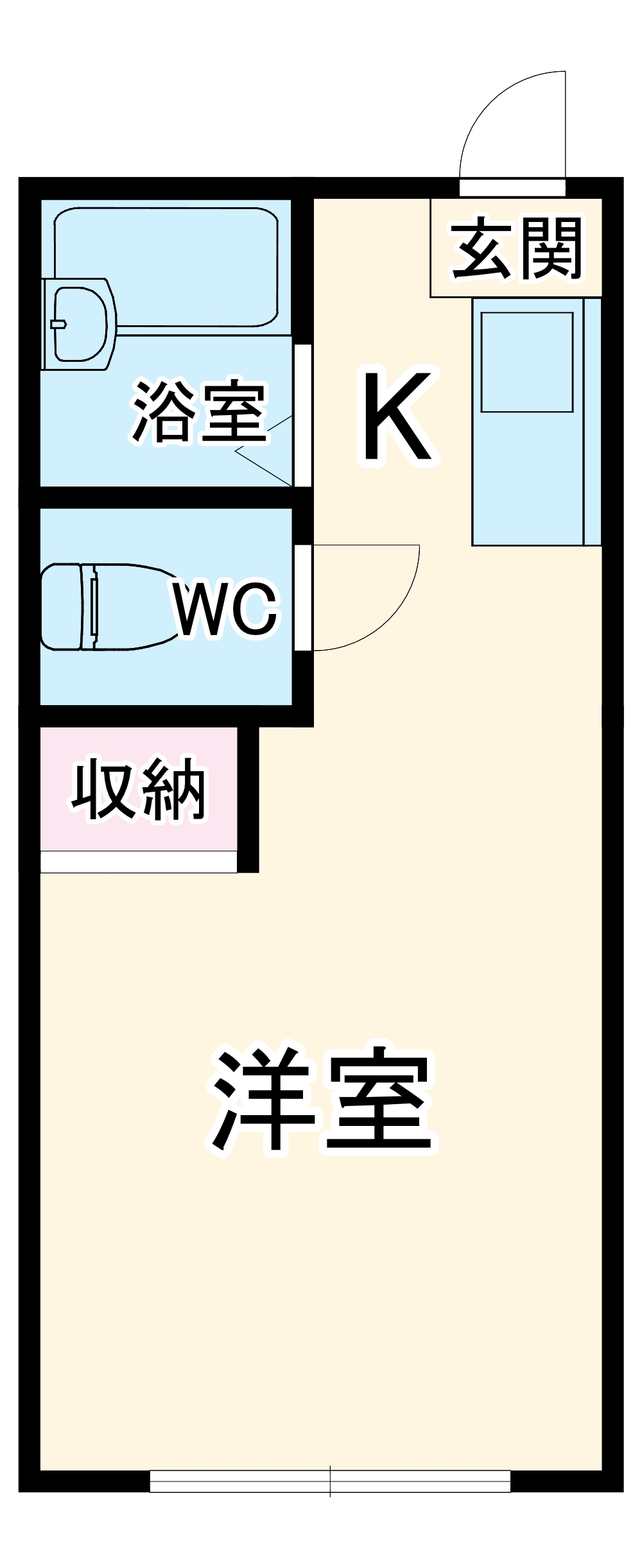 パレーシャル湘南館Ⅰの間取り