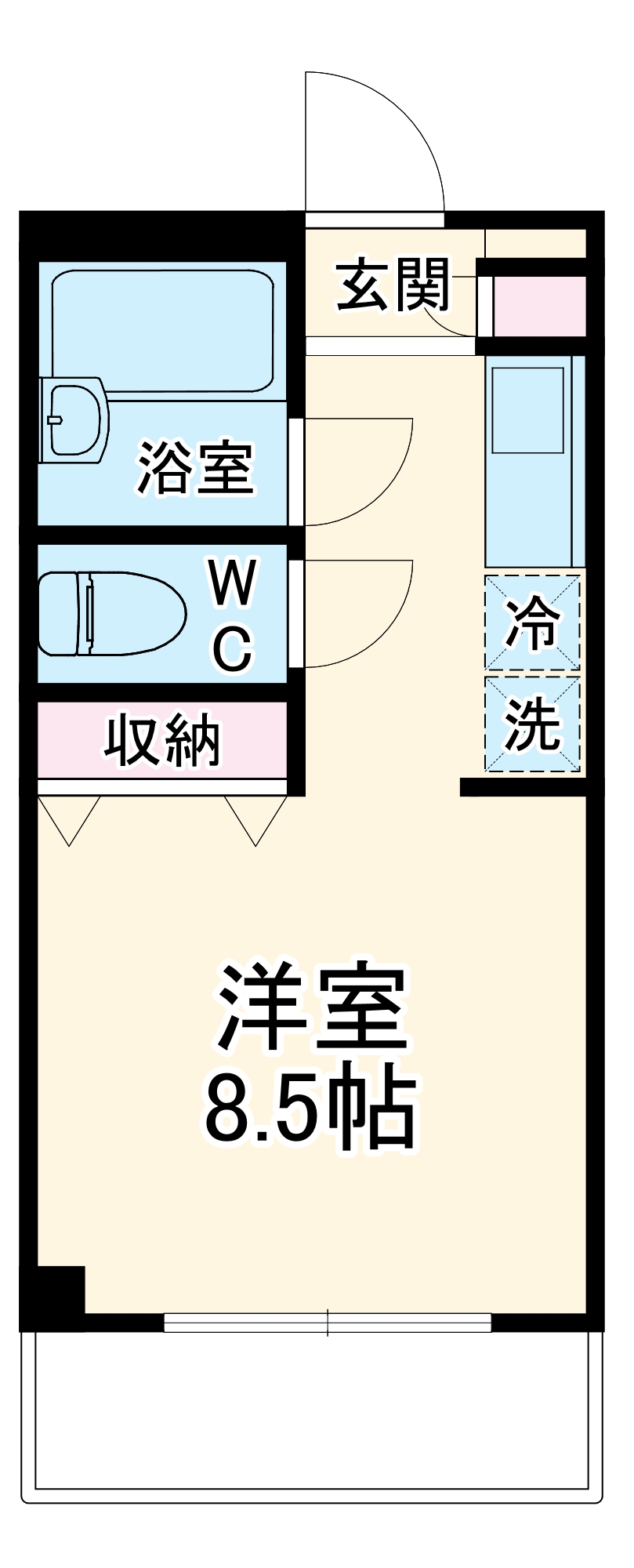 ルピナス船橋の間取り