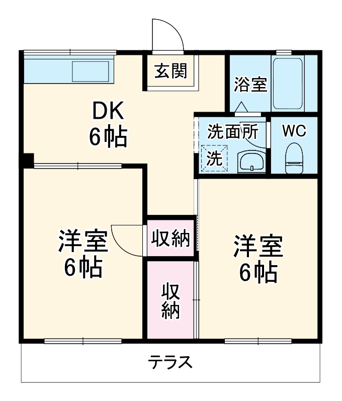 デガジェ・Sの間取り