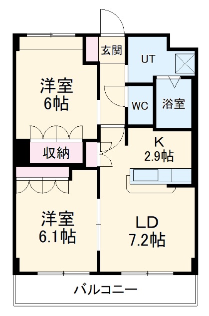 ふぁみーるAの間取り
