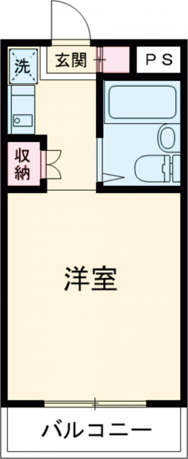 千信レジデンスの間取り
