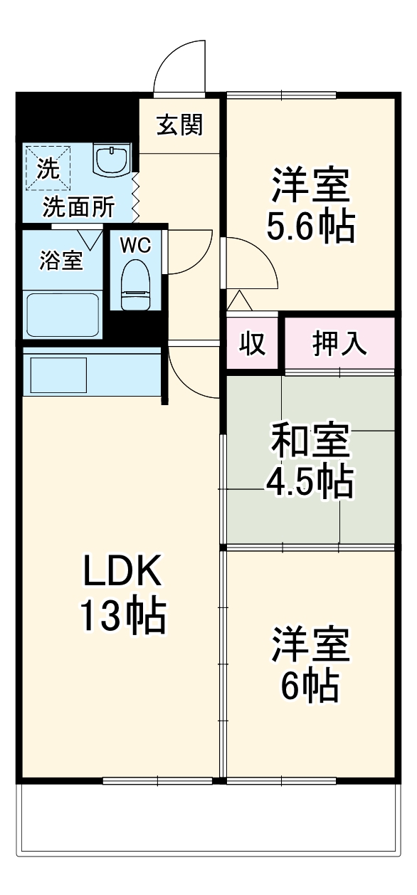 ラ・プエルタ・フェリスの間取り