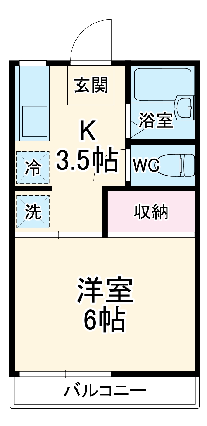 ビーバレーMⅡの間取り