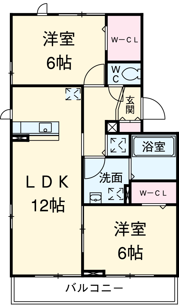 パストラル湘南の間取り
