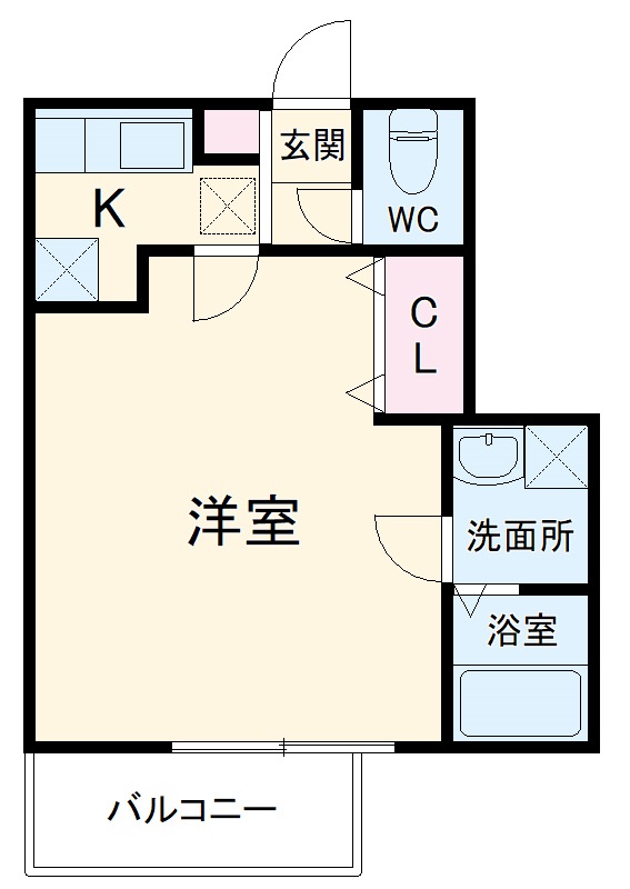 リブレア日比野西A棟の間取り