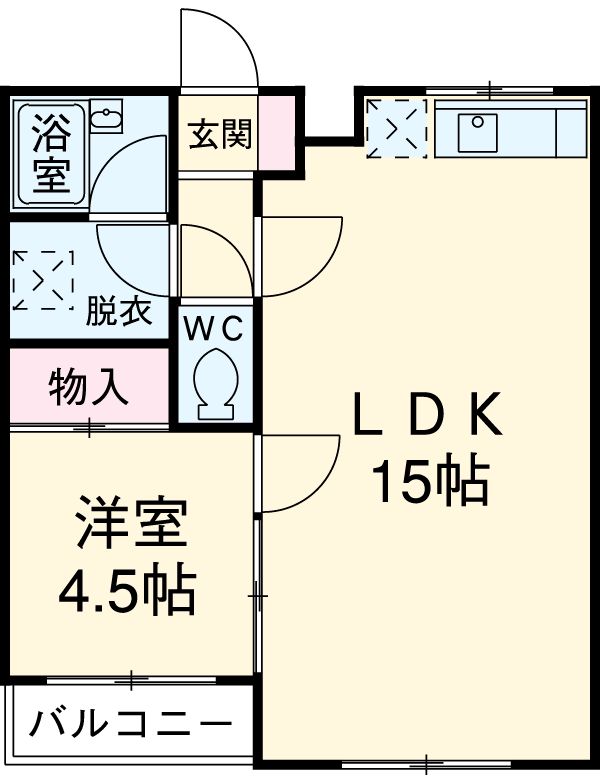 ベルハイツ平塚の間取り