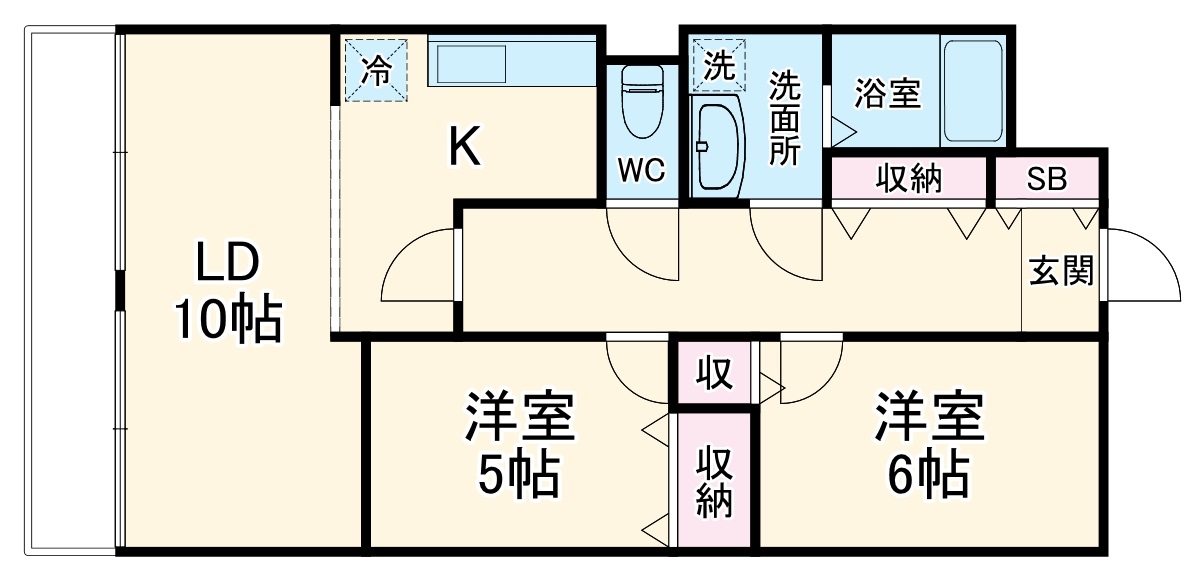 ソシアプラザの間取り