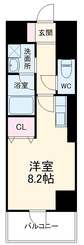 ベレーサ築地口ステーションタワーの間取り