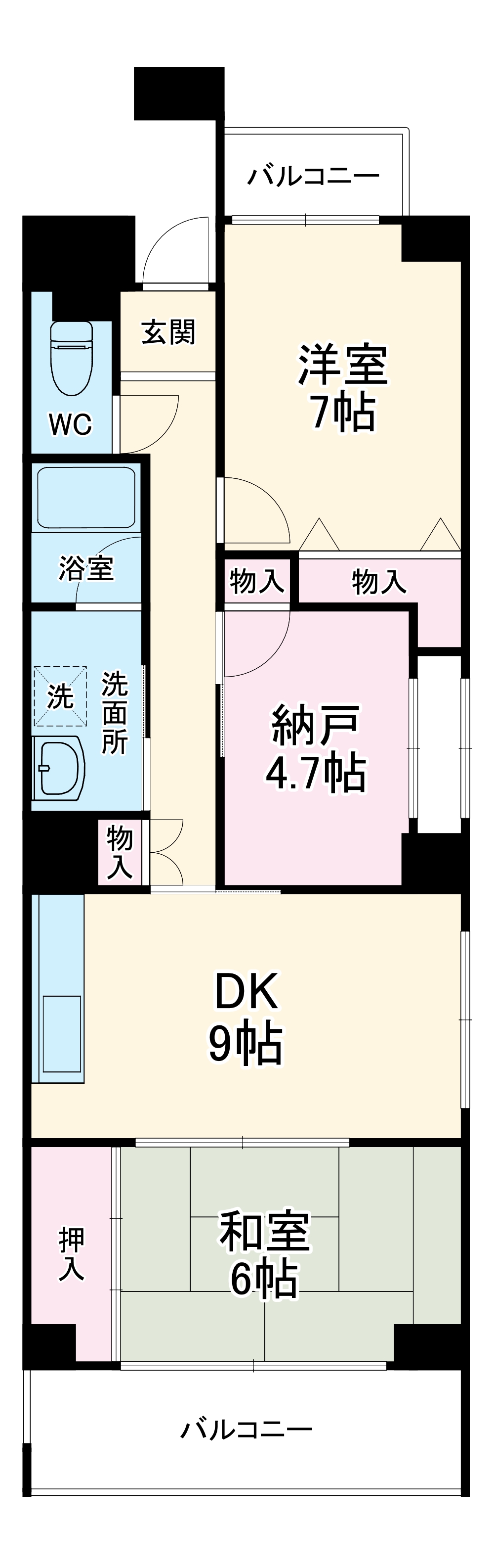 アビタシオン十番の間取り